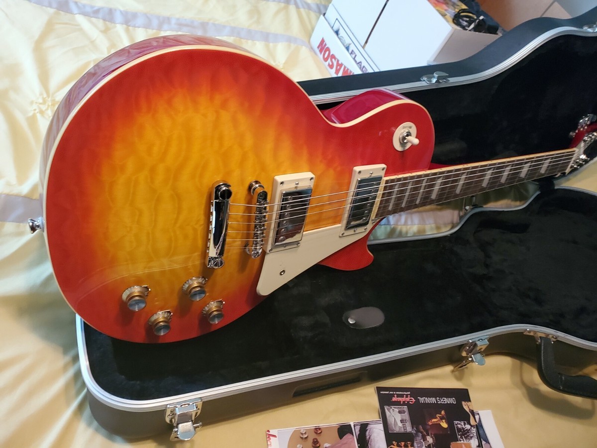 Epiphone Les Paul Standard '60s Quilt Top Limited Cherry Epiphone Les Paul Standard '60s Quilt Top Limited Cherry