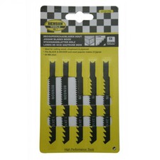 LAME PER SEGHETTO ALTERNATIVO SET 5 TAGLIO LEGNO KIT SEGA ELETTRICA ACCIAIO 65NM