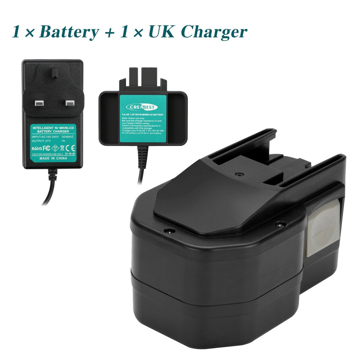 Batteria Per AEG B12 BF12 MXS12 System PBS3000 BX12 BXL12 MX12 3,3Ah 12V - Foto 4