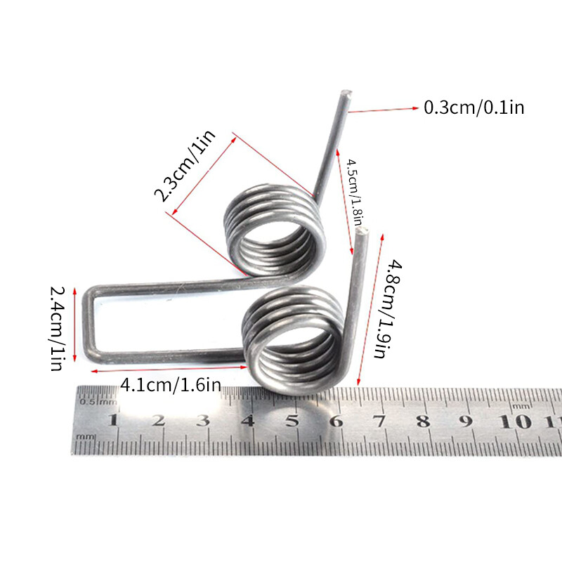 1Pcs Double Torsion Spring 4coil heavyduty Double Torsion Spring MR
