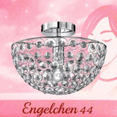 Deckenleuchte WOFI Holly Leuchte max.60W E27 Deckenlampe Chrom Lampe Deckenlicht