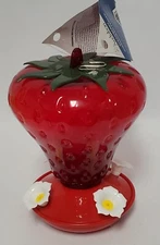 NA5540 991010 40 OZ CAP STRAWBERRY HUMMINGBIRD FEEDER, RED AUDUBON