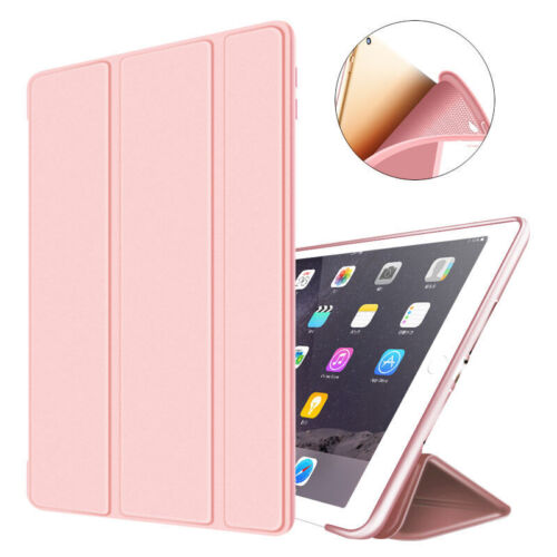 Slim Leather Silicone Case Smart Cover For iPad 5/6/7/8/9/10th Air 11" Pro Mini - Picture 3 of 22