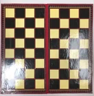 Gamez Galore Folding Leatherette Chess and Draughts Board Family Game Strategic