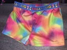 JoJo Siwa freestyle rainbow dance gymnastics shorts guc Large 10/12