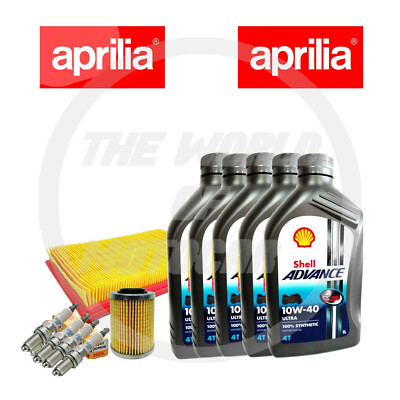 KIT/TAGLIANDO APRILIA CAPO NORD ABS 1000 ULTRA 10W40 FILTRO OLIO ARIA CANDELE 