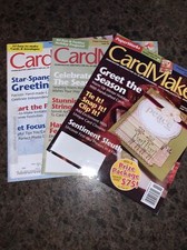 Lot of 3 Issues CardMaker Magazine 2006 2007