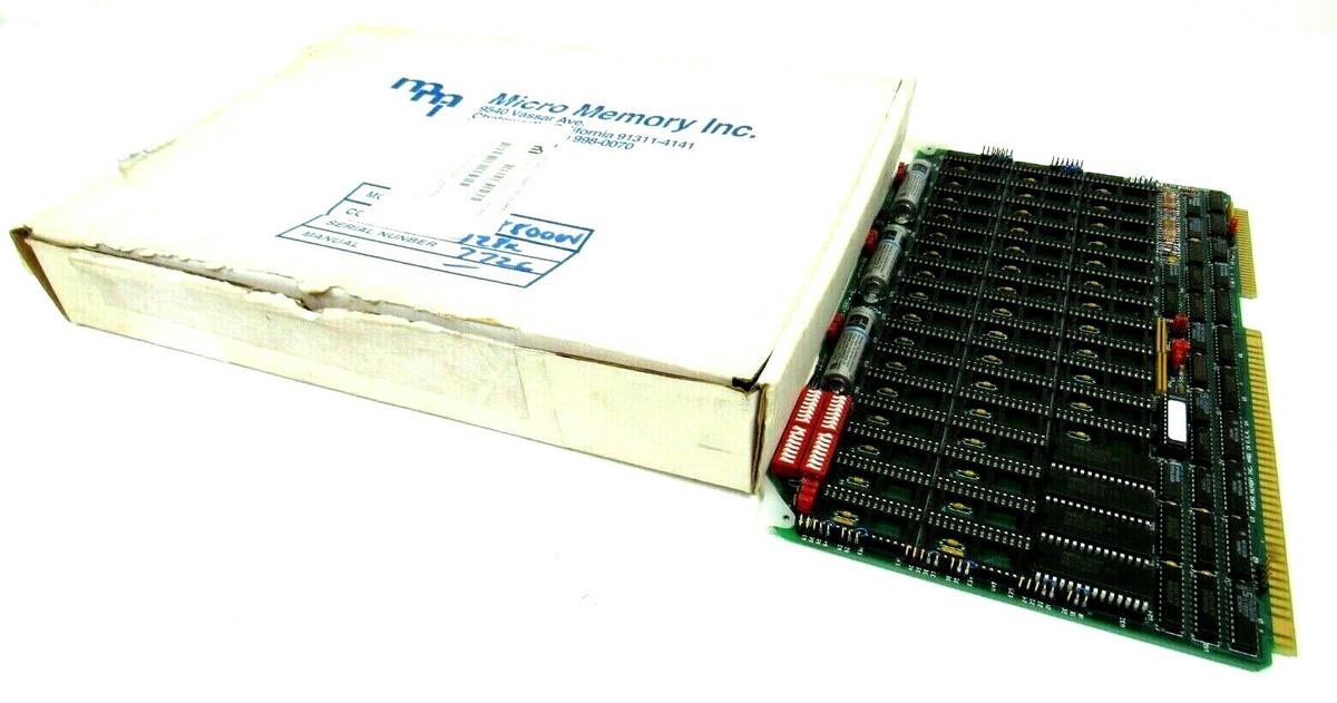 「MEMRIESセット確認用」A様 NEW MICRO MEMORY MM8800/128K MEMORY BOARD REV D 200542-4 91471-C