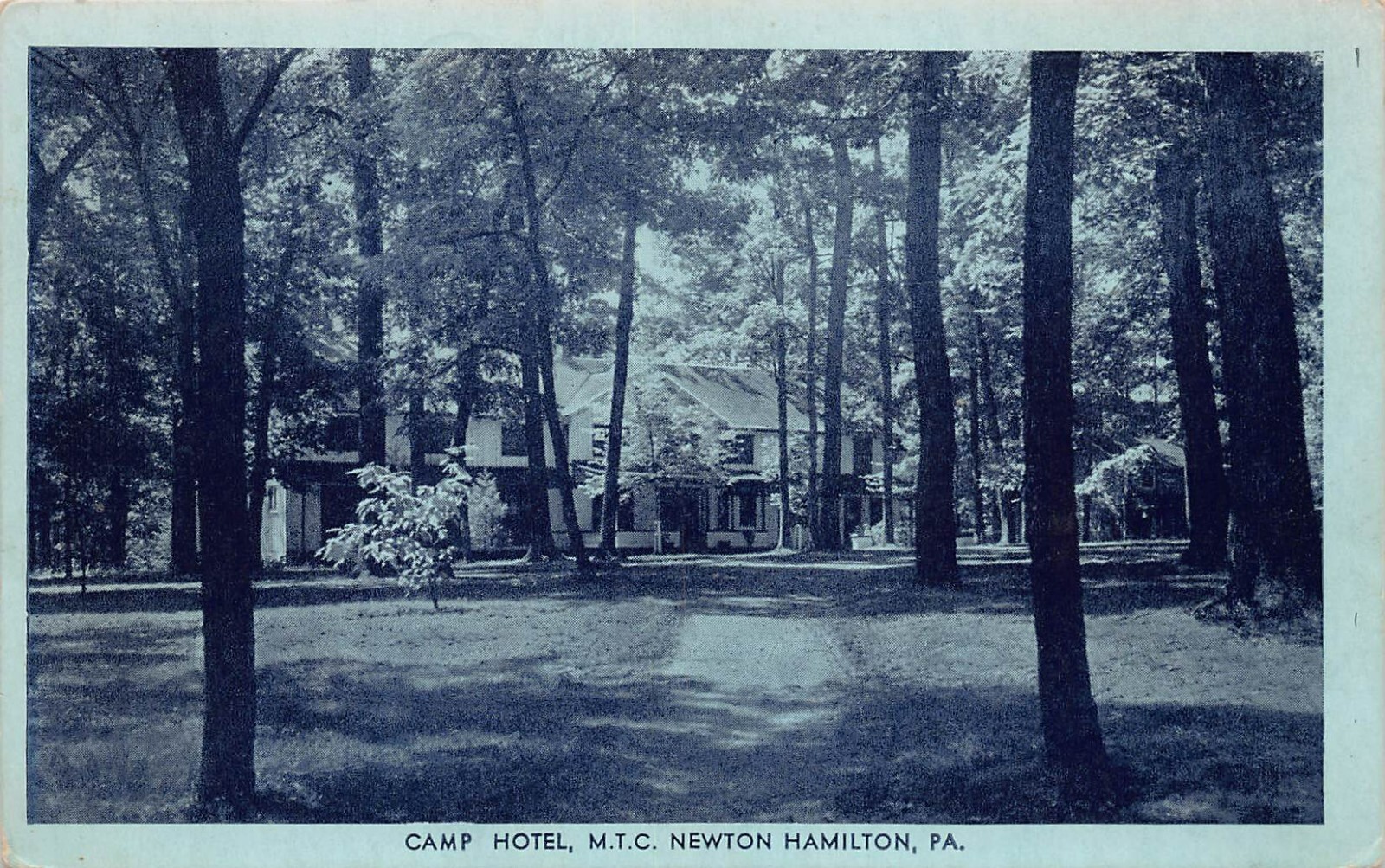 Newton Hamilton PA Pennsylvania Methodist Training Camp Hotel Vtg