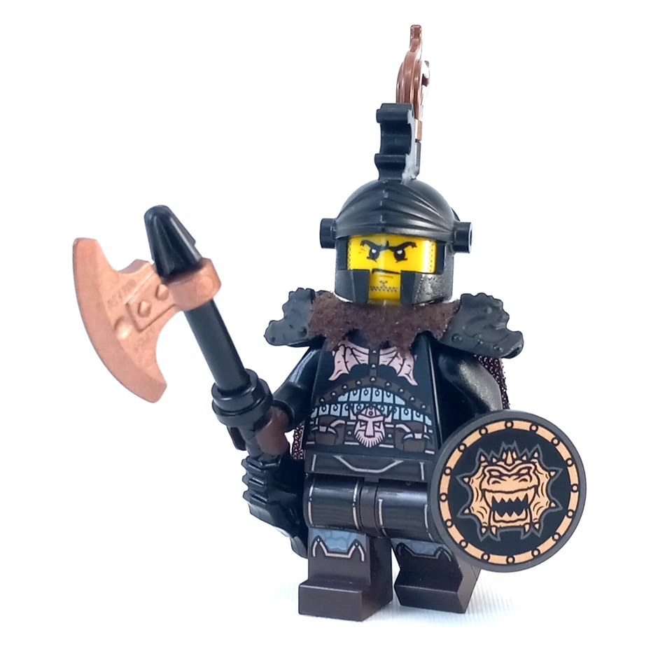 LEGO Castillo Caballero Dragón Negro Minifigura BAM D&D Medieval CMF Armadura Foto 2 de 4