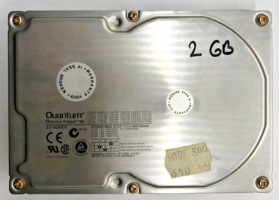 2.1 GB AT/IDE FESTPLATTE Quantum FIREBALL SE SE21A012 3,5''ZOLL #FP3546