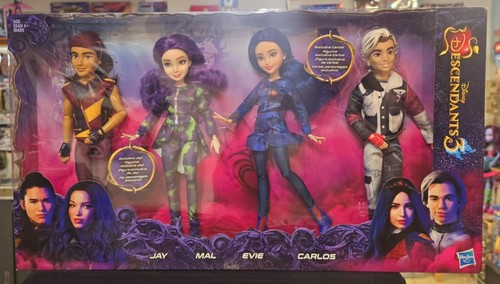 Disney Descendants 3 Insel der Verlorenen. 4 Puppen Set. EVIE JAY MAL CARLOS. Selten!