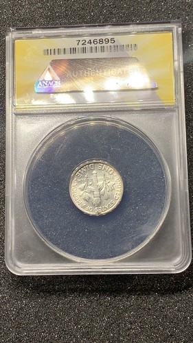 1960 10C STRUCK ON DEFECTIVE BLANK MS 64 FSB Rare Error - Picture 7 of 11