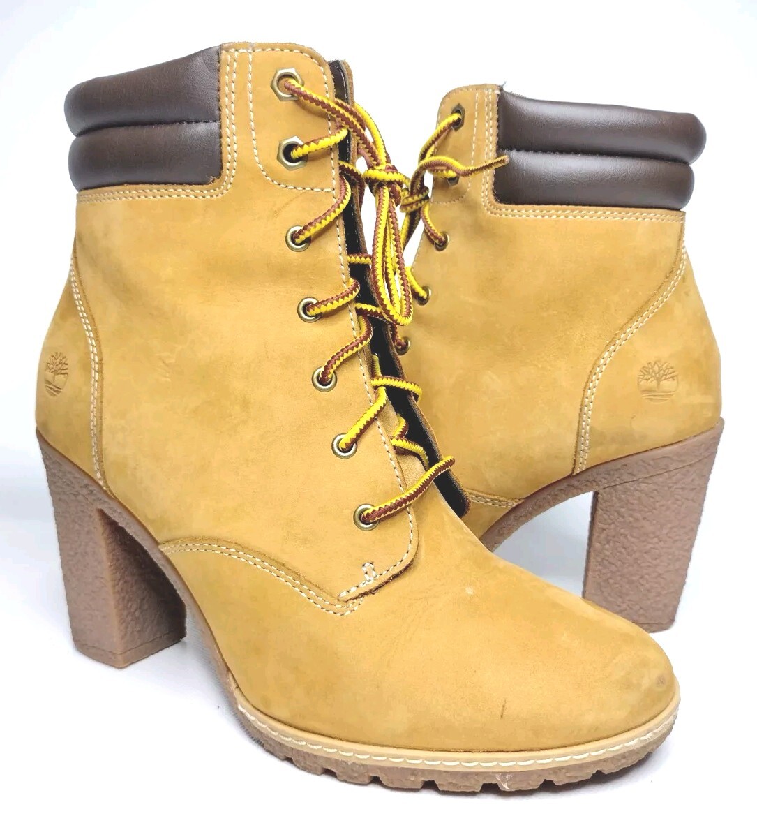 Timberland Tillston Inch Wheat Nubuck Leather Boots Women's Size