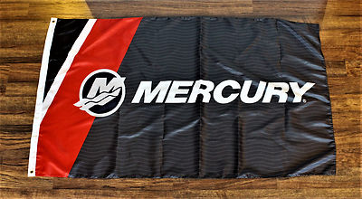 Mercury Engines Banner Flag Boat Racing Boating Advertising Marina Yacht 