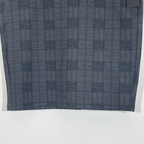 NWT Stitch Fix Liverpool Nena Plaid Pencil Skirt Gray Blue Sz 8 - Picture 4 of 12