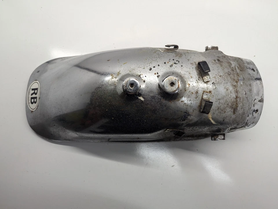 Guardabarros trasero doble Kawasaki Kz750 1976-1979 Foto 2 de 4