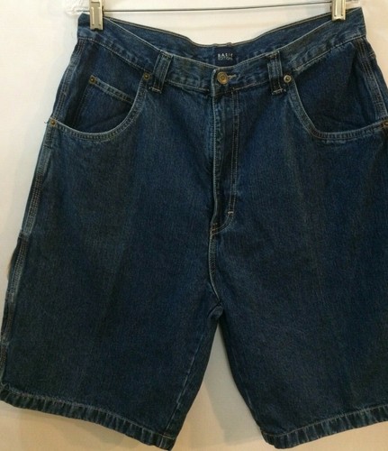 NWOT Basic Edition Men's Denim Shorts Size W34 (measures W30) Medium Wash