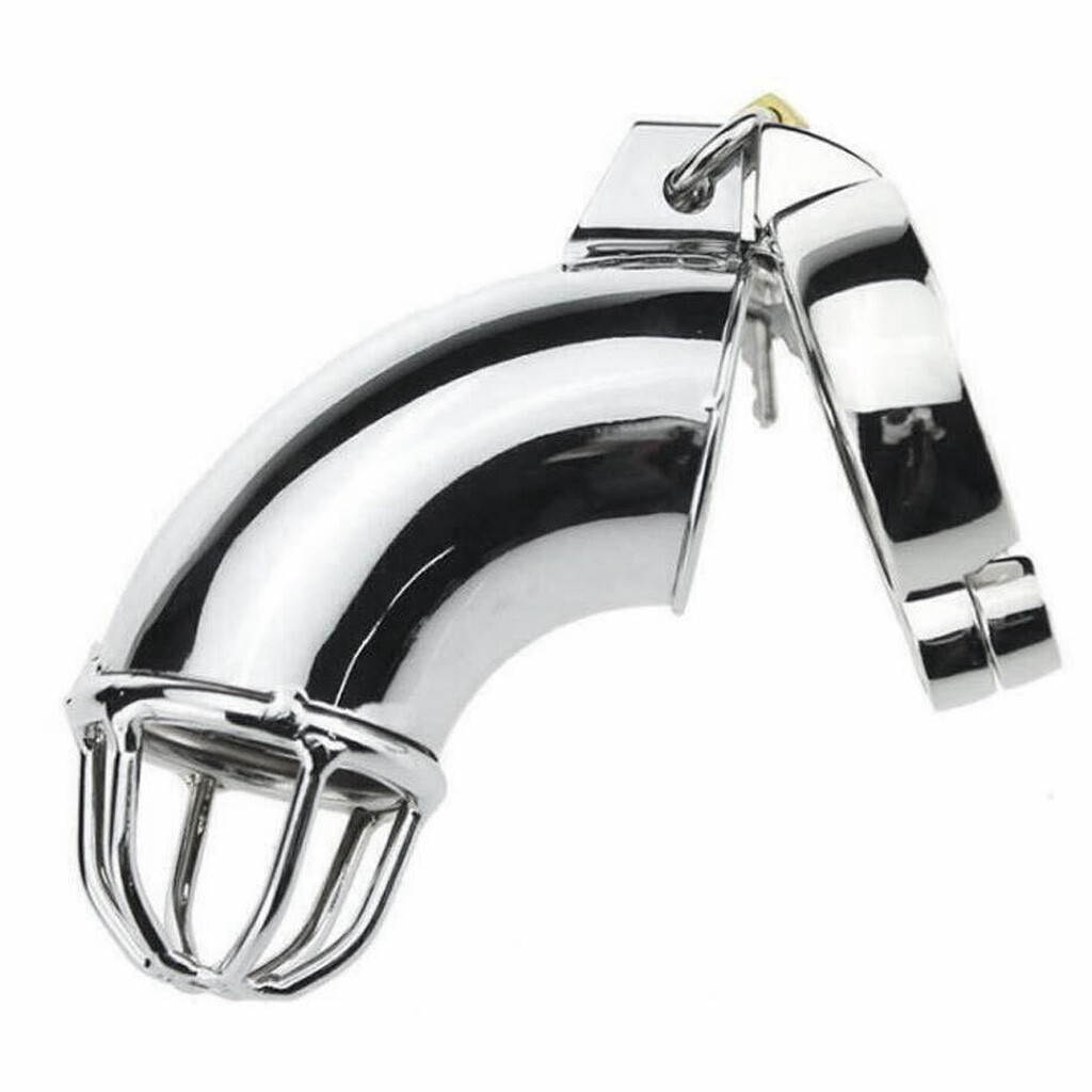 5 inch Metal Male Chastity Cage Lock Device Cock Bondage Sex Toy | eBay