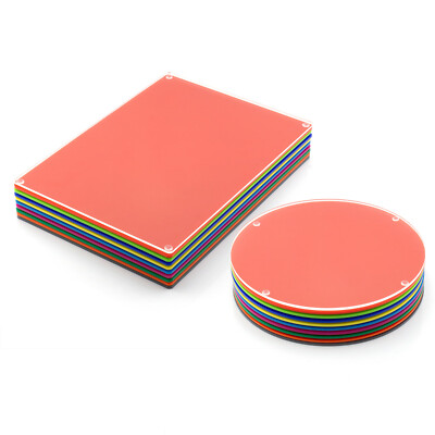 Acryl Tischset länglich und rund Küchentisch Kinder Kinder Lasergeschnitten Esszimmer