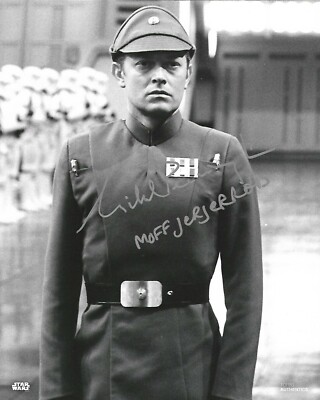 Star Wars Topps Michael Pennington Moff Jerjerrod signed 8 x 10 Photo Last One!