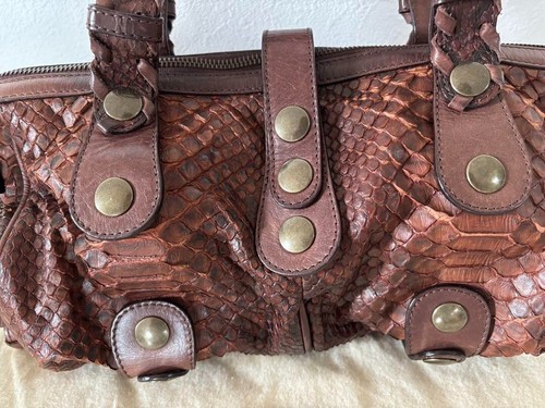 Bolso de hombro de cuero Chloe Silverado marrón usado auténtico hecho en Italia - Imagen 6 de 18