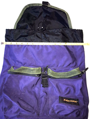 EASTPAK Backpack PURPLE w Suede Bottom 90's USA EUC EASTPAK Backpack PURPLE w Suede Bottom 90's USA EUC