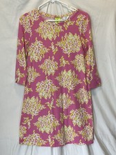 Crown And Ivy Womens Shift Dress Size PP Cotton Blend Stretch Long Sleeve Petite