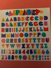 Creative Memories / Mrs. Grossman's NLA Extravagant Sticker - ABC/123 Primary