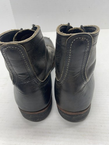Red Wing 8116 Iron Ranger Charcoal Rough & Tough Leather Men's Boots Size 10 D - Picture 4 of 7