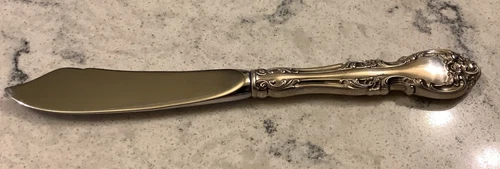Vtg Gorham Sterling Silver HH Butter Knife in the MELROSE Pattern