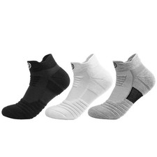 5 Pairs Men Football Socks Basketball Sports Thickened Towel Bottom Breathable M