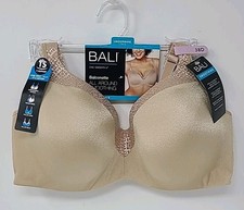 Bali One Smooth U Balconette Smoothing Underwire Bra DF4823 Nude 38D NWT