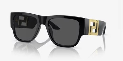 Exclusive Elite Versace 4403 GB1/87 Black Unisex Sunglasses with  Gold Detailing