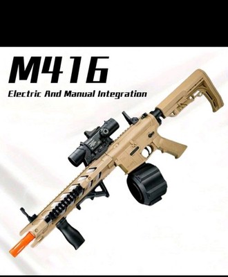 Electric Gel Ball Blaster toy Gun, Manual/Automatic Firing+ Goggles Ages 14+ ACO