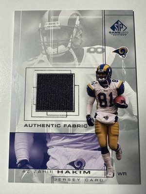 2001 SP Game Used Edition Authentic Fabric Az-Zahir Hakim Game Worn Jersey
