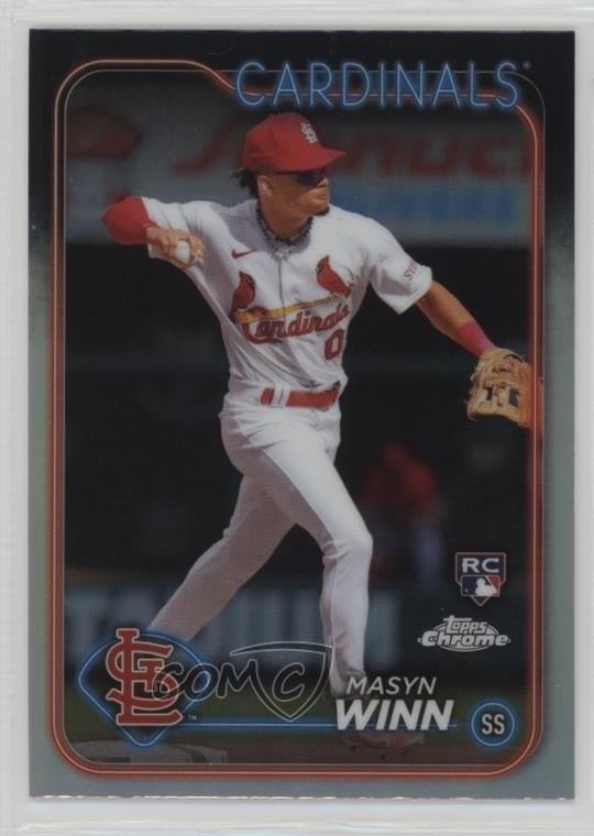 2024 Topps Chrome Refractor Masyn Winn #189 1p2r
