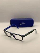 Ray-Ban RB1535 3600 Eyeglasses Frames 48-16 130 Blue Green Kids with Case