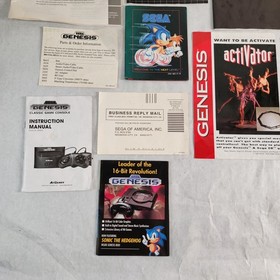 Sega Dreamcast Genesis Saturn Lot Console Game Instruction Manuals Ad Posters