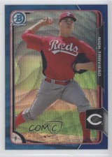 2015 Bowman Chrome Prospects Blue Wave Refractor Nick Travieso #BCP82 0o9