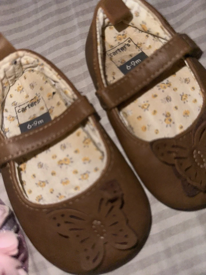 Lote de 2 sandalias/zapatos planos bebé niña 6-9 meses Foto 3 de 3