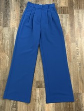Abercrombie Fitch blue wide-leg trousers Size 25/0