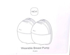 NCVI Portable Hands Free Wearable Breast Pump 2 Pack