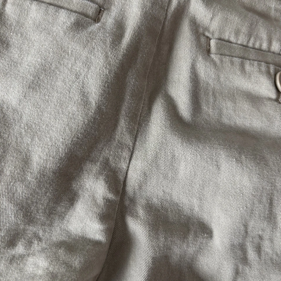 CREWCUTS J.Crew Niños Lote De 2 Pantalones Pana Verde + Caqui Delgado Preppy Escuela Foto 4 de 4