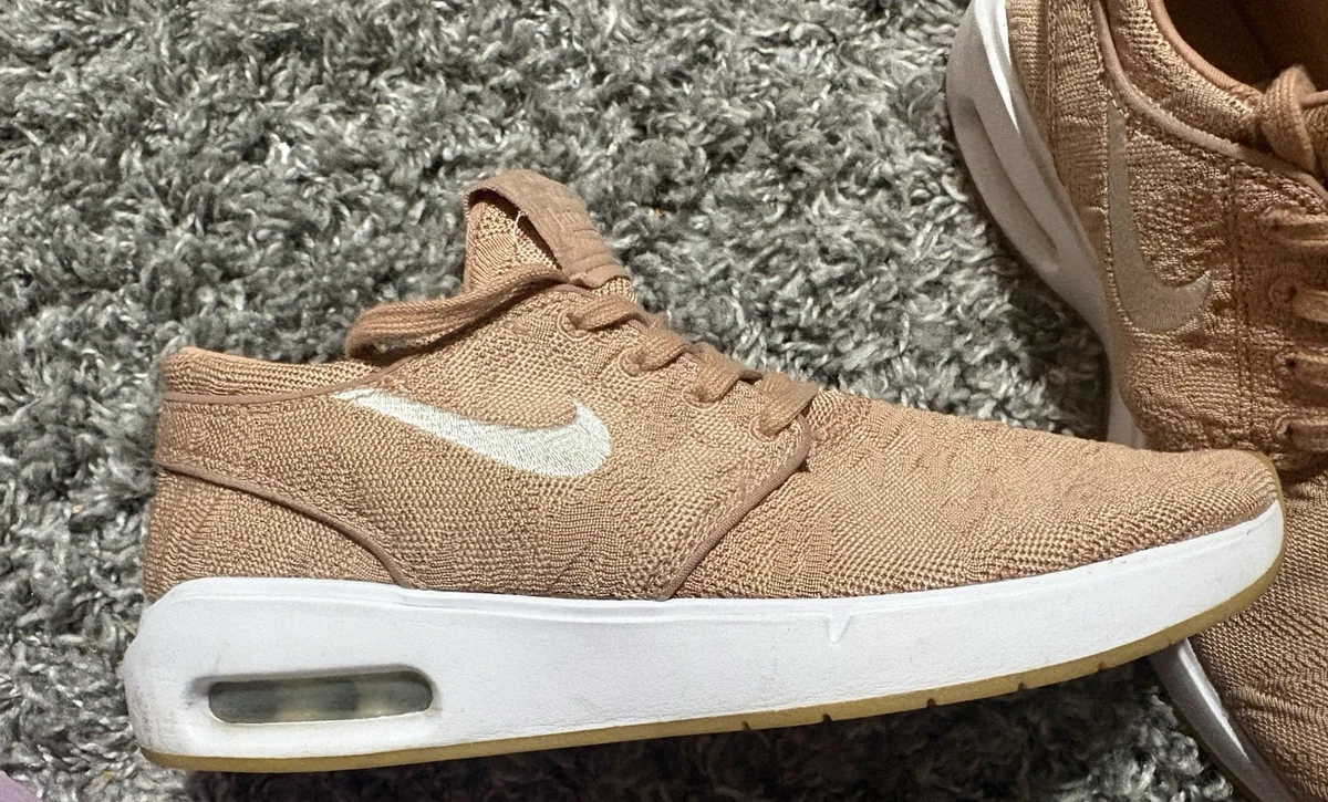 Nike SB Zoom Stefan Janoski AQ7475-600 Men’s Sz 11.5 Dusty Rose Gold Skate Shoes Nike SB Zoom Janoski OG+ SE Pony Hair Pearl White Summit  main image 2