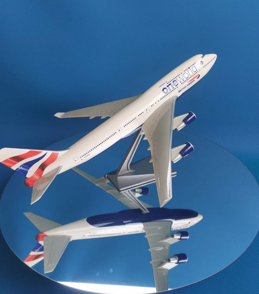SOCATEC MODELS  PARIS BRITISH AIRWAYS AEREO BOEING 747-400 scala 1:200 - Immagine 2 di 4