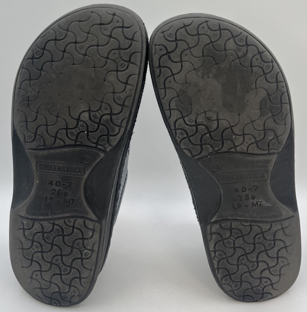 Birkenstock Pasadena Blue Gray Nubuck Suede Leather Moc-Toe Shoes EU40/L9/M7 Pasadena Suede Leather in Color Basalt Gray | BIRKENSTOCK US main image 4