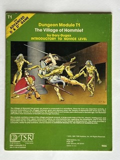 TSR Vintage Dungeons & Dragons Village of Hommlet Module 1981