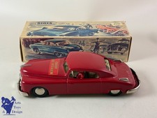 JOUET ANCIEN GERMANY ARNOLD PRIMAT FIRE CHIEF OFFICER FRICTION 25CM  1950