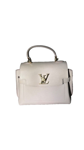 LOUIS VUITTON LOCKME EVER  MINI GREIGE HANDBAG PINK INTERIOR full set